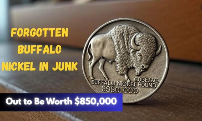 Forgotten Buffalo Nickel in Junk