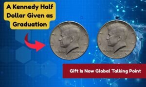 A Kennedy Half Dollar Given as Graduation