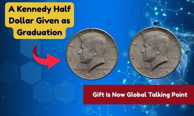 A Kennedy Half Dollar Given as Graduation